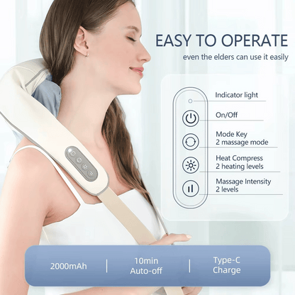Wireless Neck And Shoulder Massager